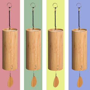 Koshi Chimes Set of 4 Elements Terra/Aqua/Aria/Ignis. Made in France - 