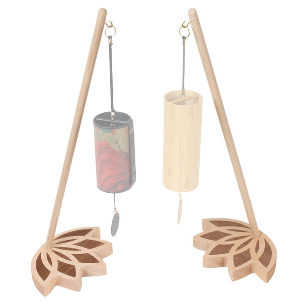 Koshi Zaphir Lotus Flower Chime Stand - wind chime