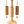 Set di 4 carillon Koshi Earth Symphony sul supporto rotante Zenmotion, vista frontale, sfondo bianco