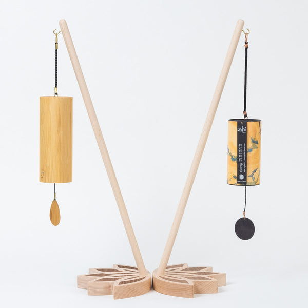 Koshi Zaphir Lotus Flower Chime Stand - wind chime